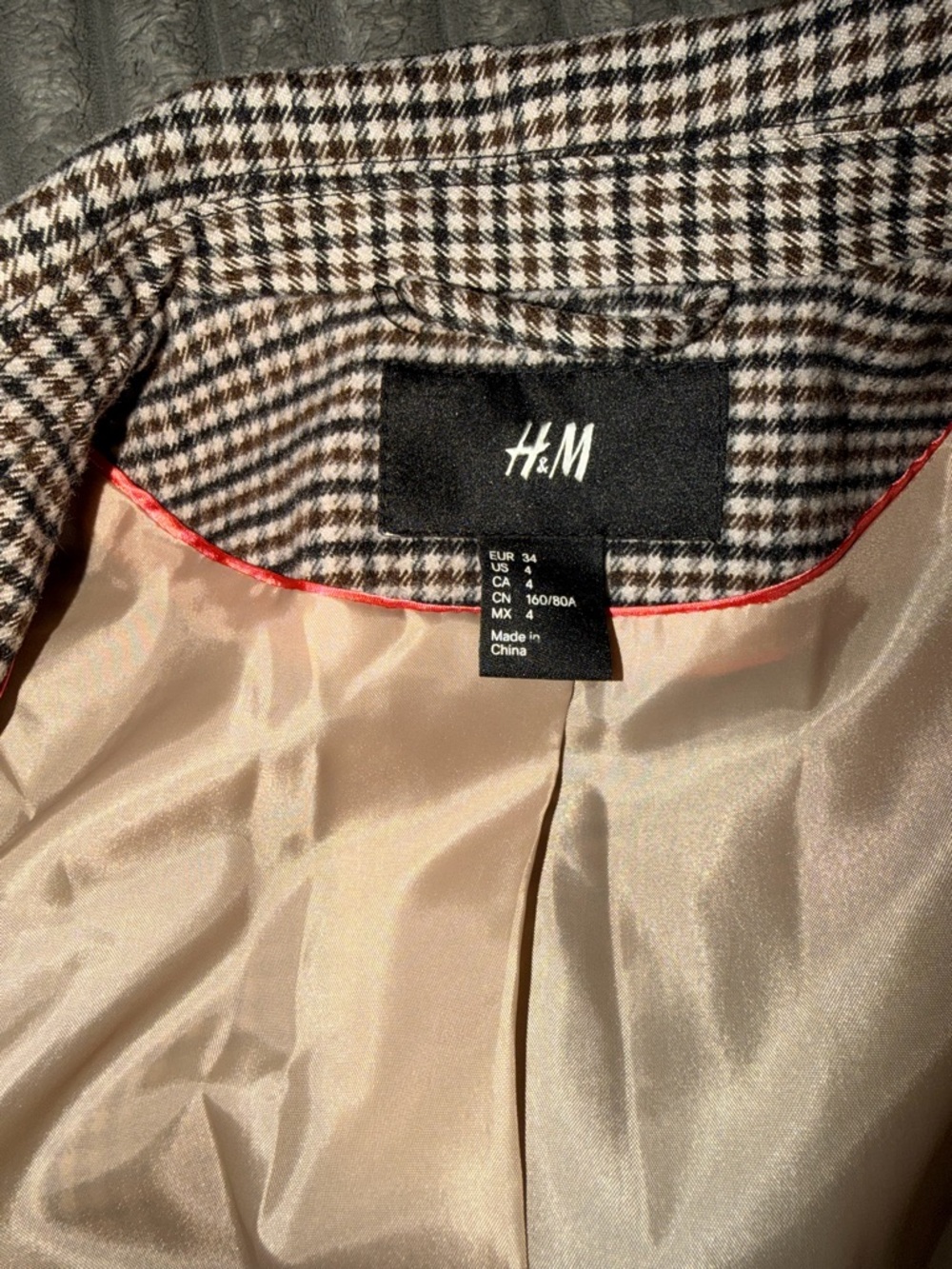 H&M Black and White Houndstooth Blazer - Picture 6 of 10